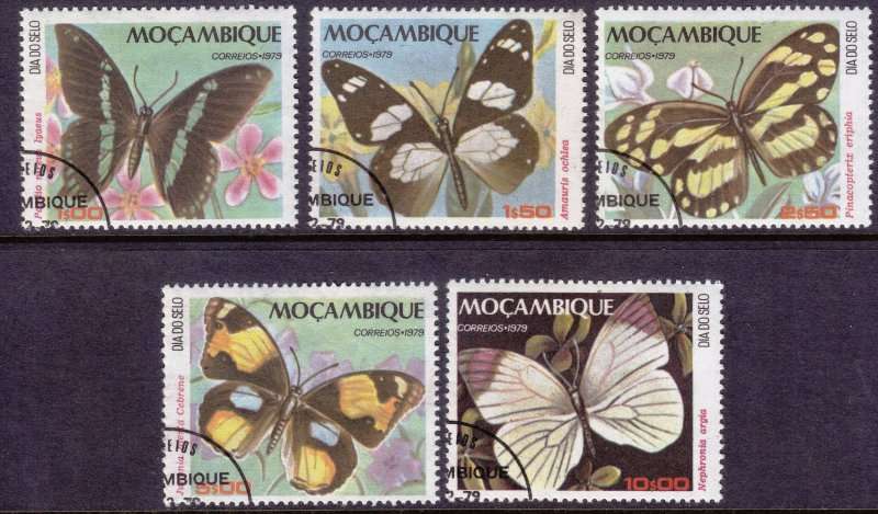 Mozambique,1979,Butterflies,MNH,CTO