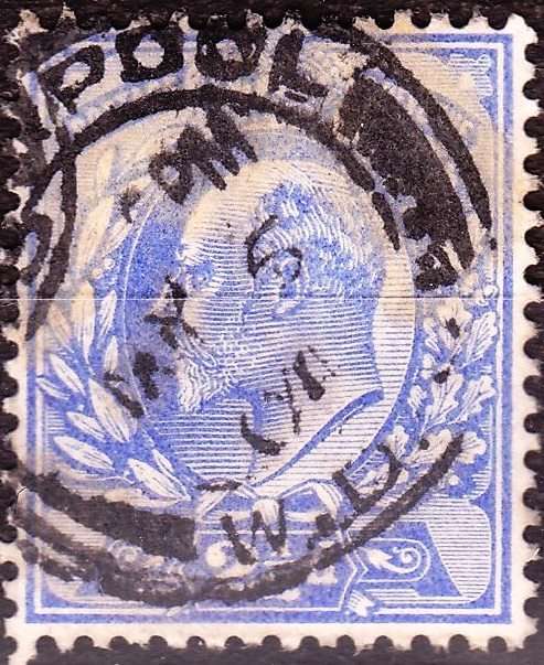 Great Britain,England,Scott#131,1902/11,KEVII,VFU,CV$11.50