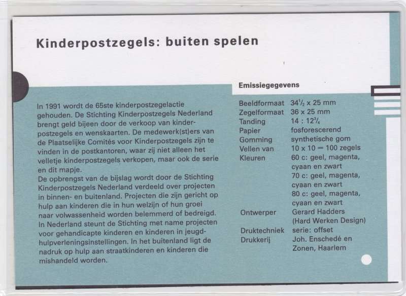 Netherlands, Scott #B659/61,1991,MNH,Presentation Pack,Semi,postal,CV$4.00