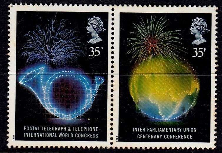 England, Scott #1254,1255,1998,MNH,QEII