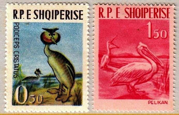 Albania, Scott #592/1962,#672,1963,MH