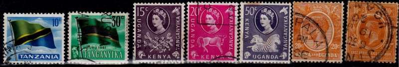 British East Africa (Kenya, Uganda and Tanganyika),Used selection