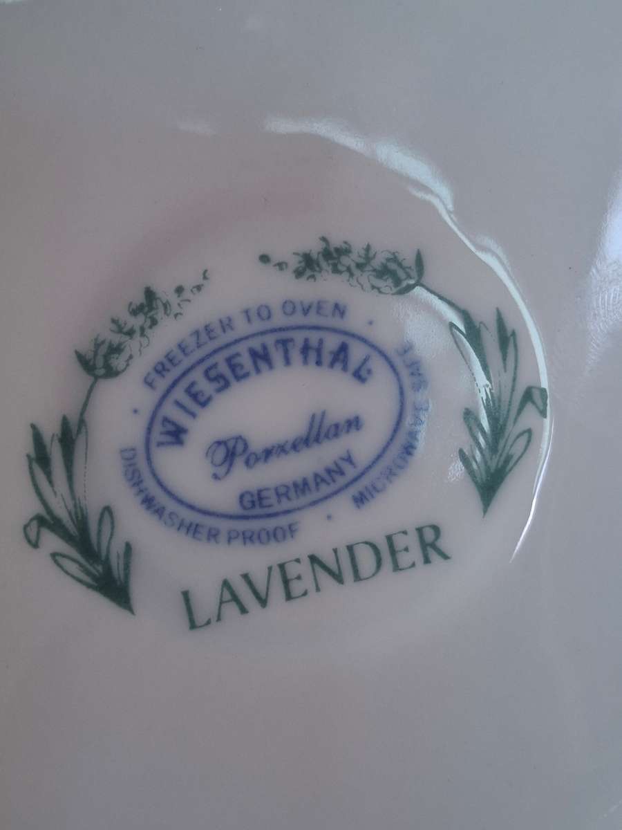 Two lavender wesithail jam or sugar bowls