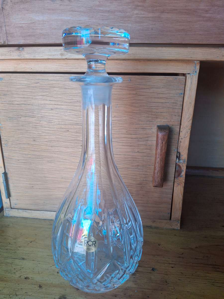 Rock crystal decanter