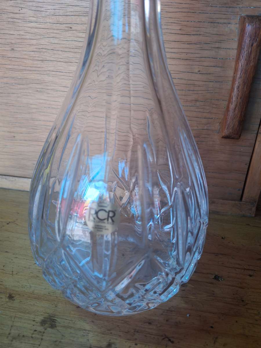 Rock crystal decanter