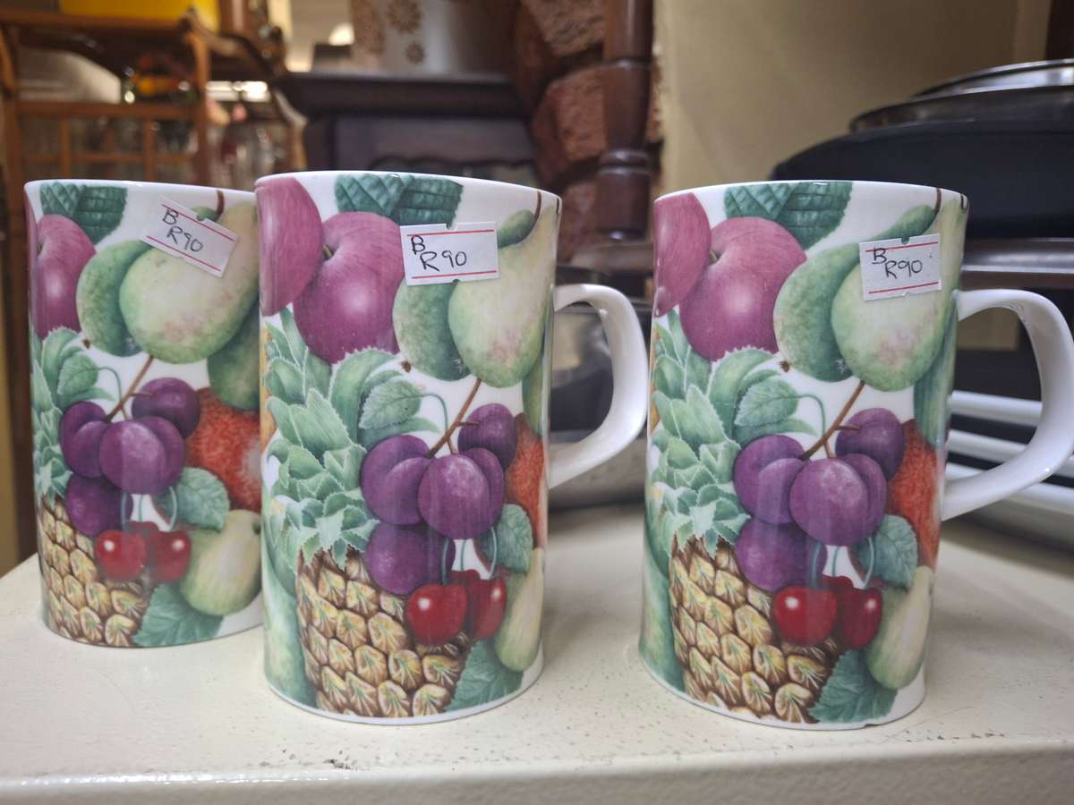 Three collectable mugs