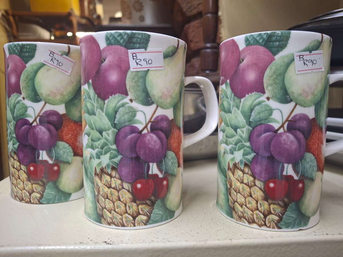 Three collectable mugs
