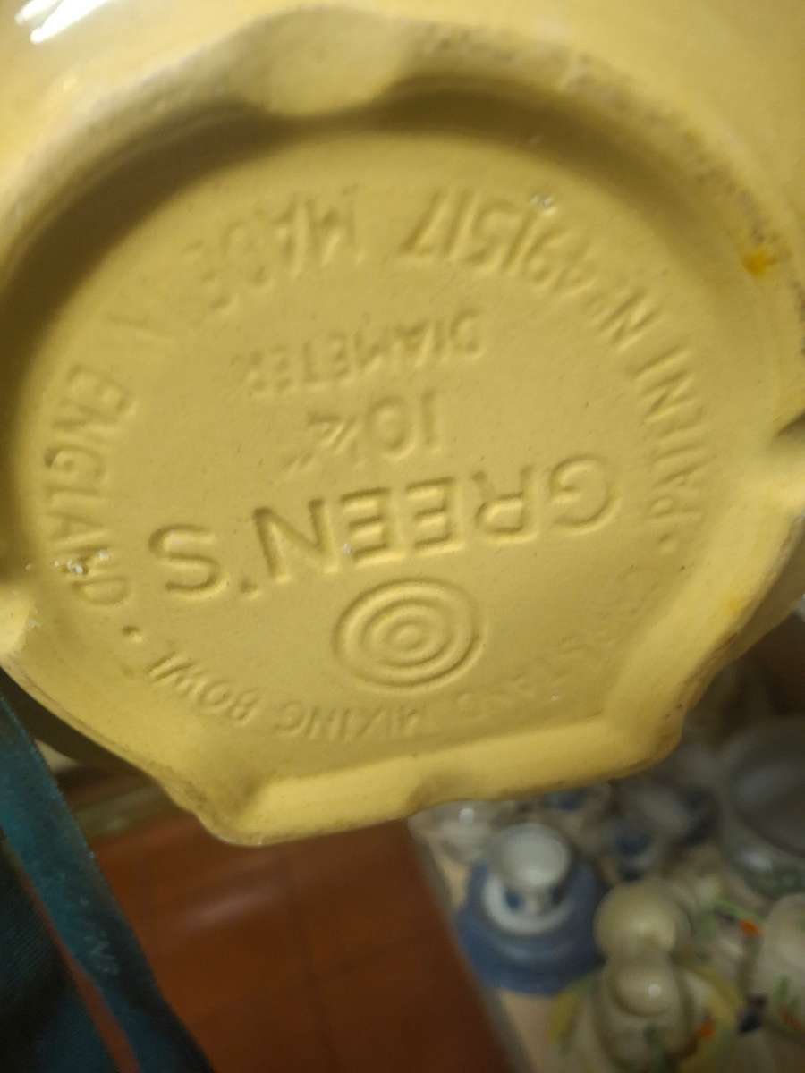 Vintage green mixing bowl