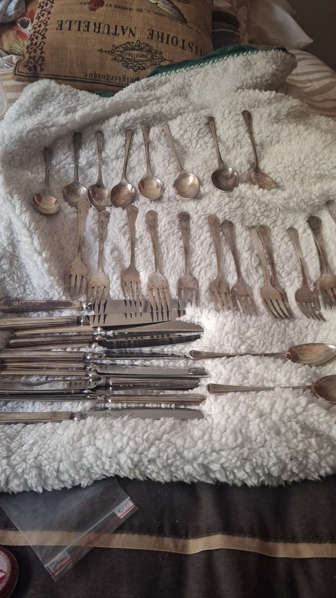 A huge lot of vintage epns cultery