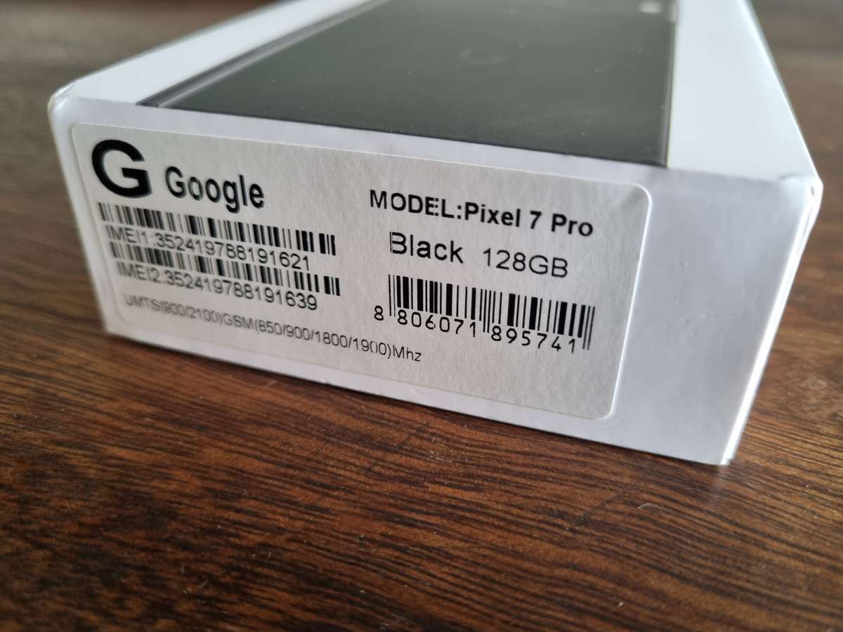 Google Pixel 7 Pro - 128GB, 12GB RAM - Charcoal
