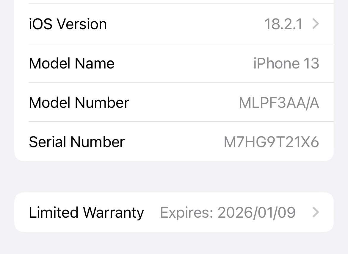 iPhone 13 - 128GB - Black