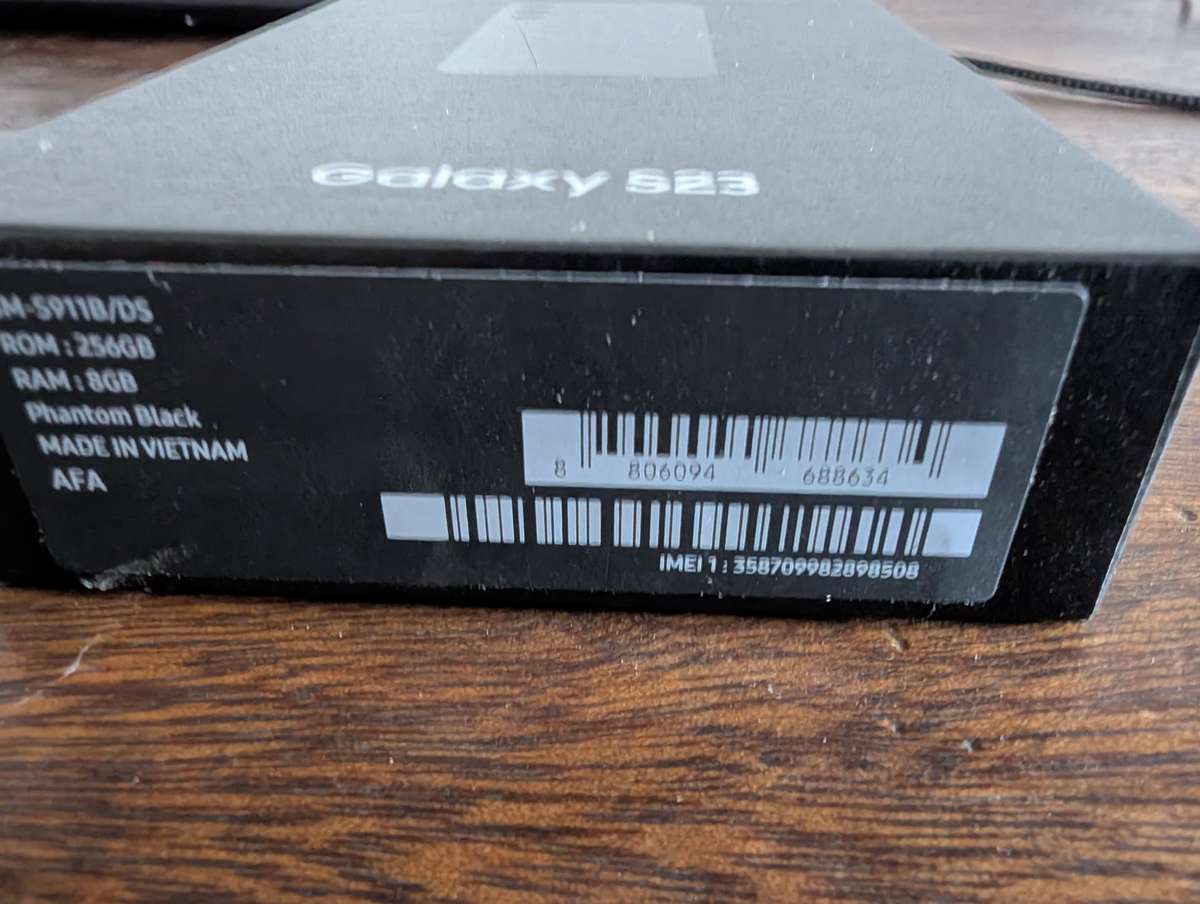 Samsung Galaxy S23, 256GB - Black