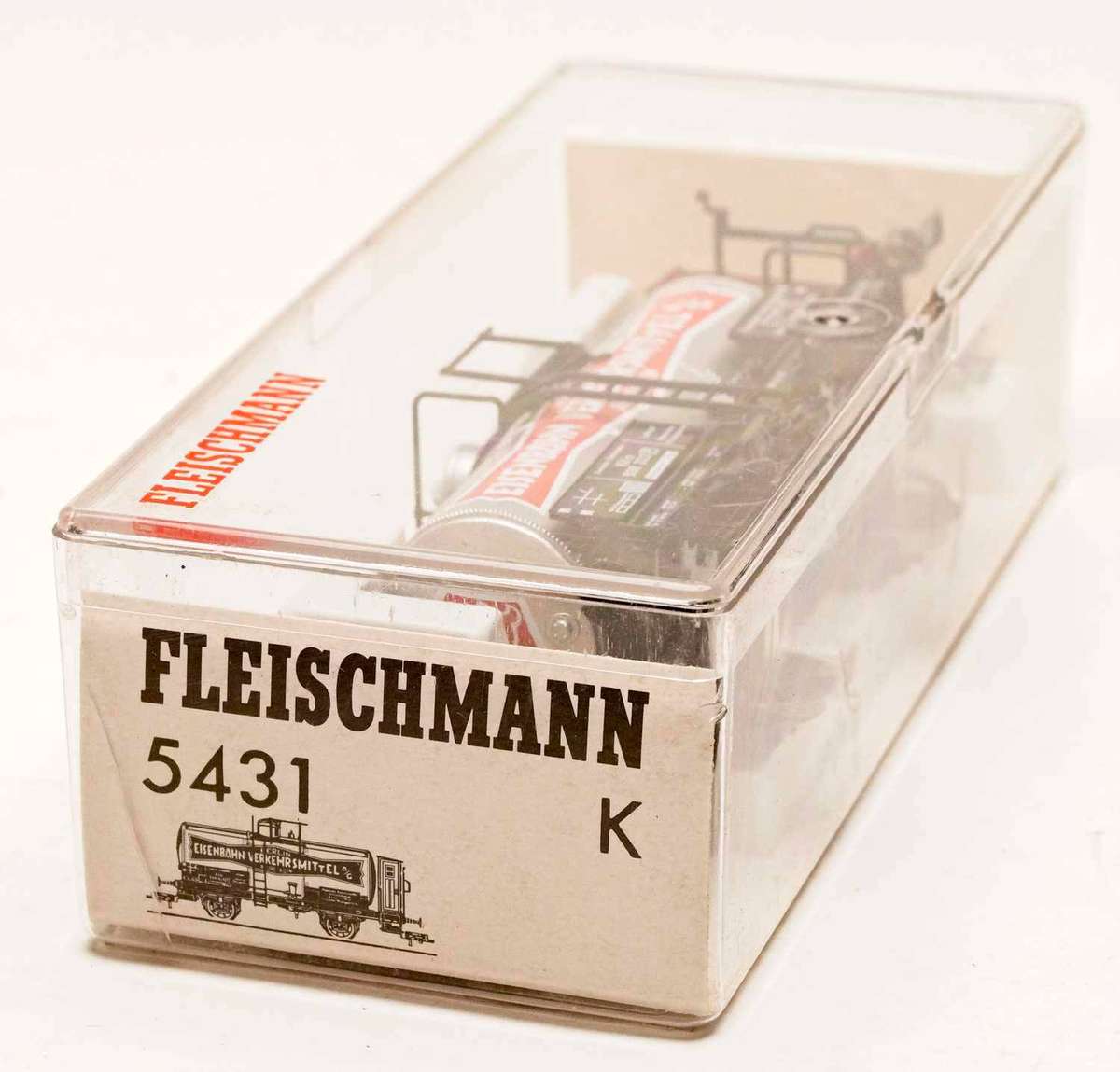 FLEISCHMANN 5431: TANK WAGON WITH BRAKEMAN'S CAB of the DRG (HO)