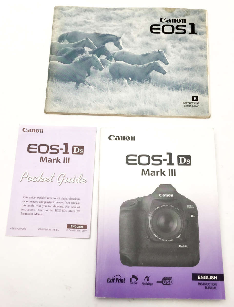 12x Camera Booklets and Manuals (Pentax, Leica, Canon, Nikon)