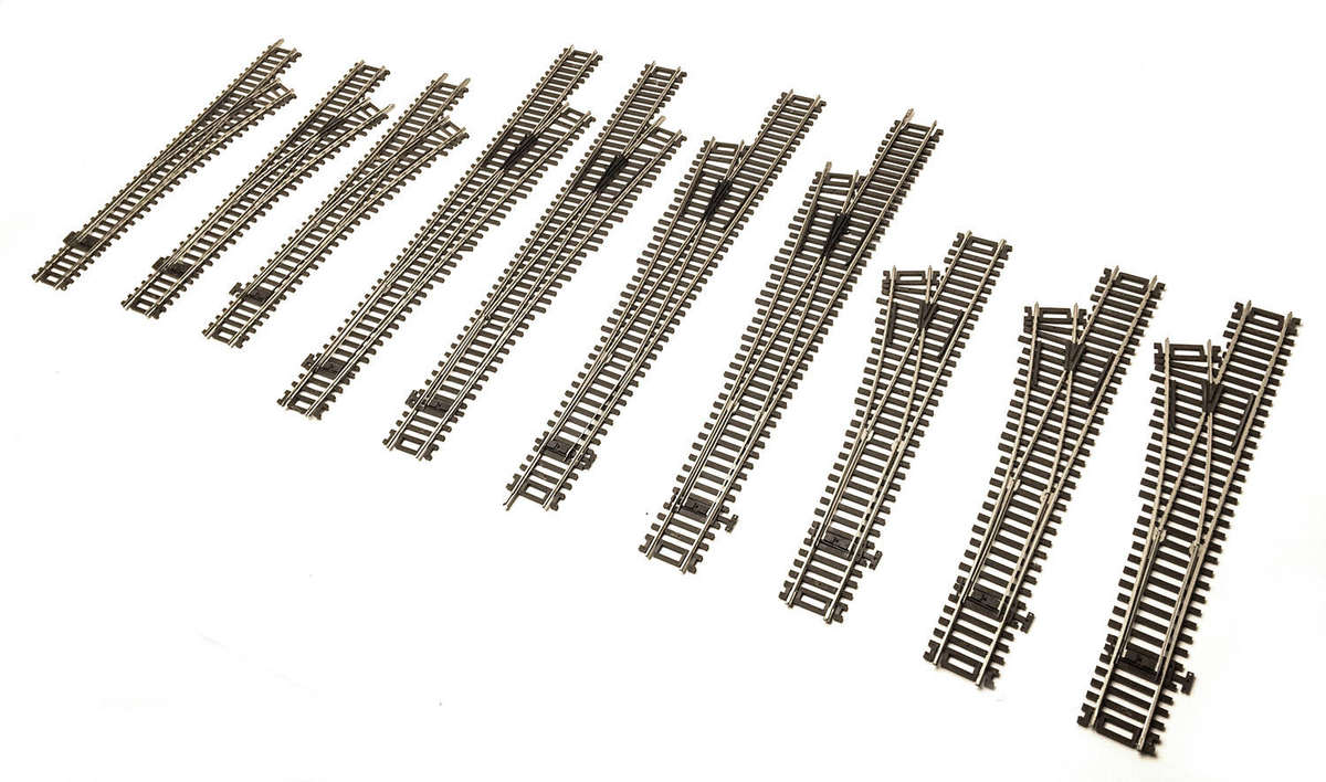 ATLAS CODE 83 TURNOUTS (HO) 10X