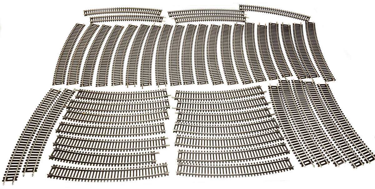 ATLAS CODE 83: TURNOUTS, CURVES & STRAIGHT TRACK (HO) - SEE ALL PICS