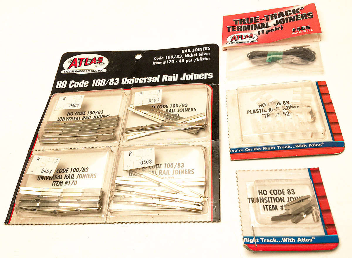 ATLAS: RAIL JOINERS (VARIOUS) HO