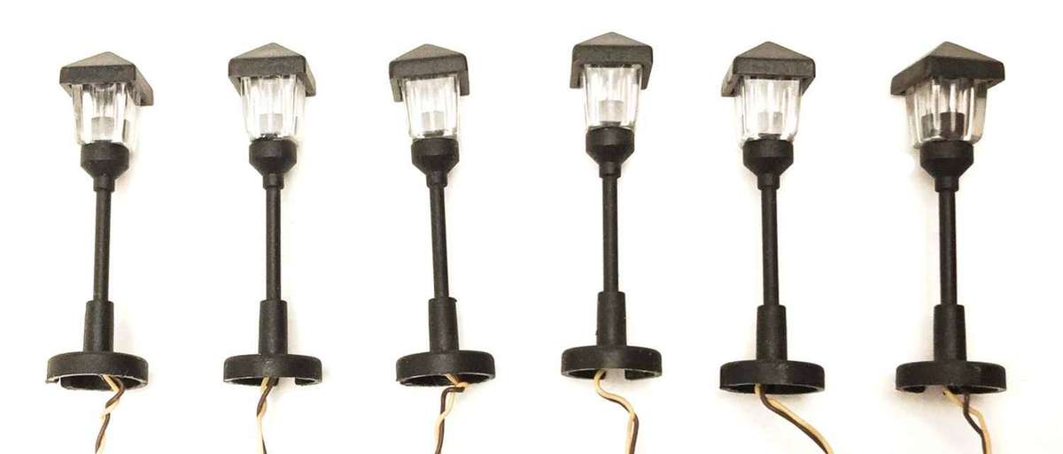 Railway Layout Lights (HO): 6x