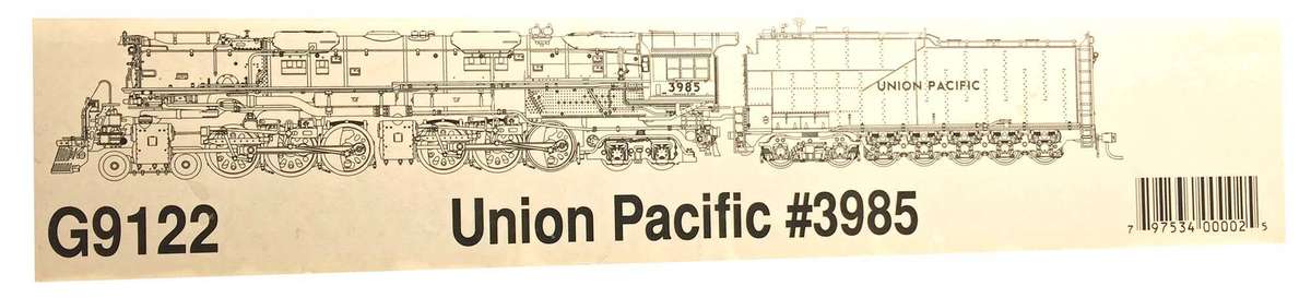 ATHEARN GENESIS CHALLENGER 4-6-6-4 With DCC & Sound, UNION PACIFIC #3985 Modern