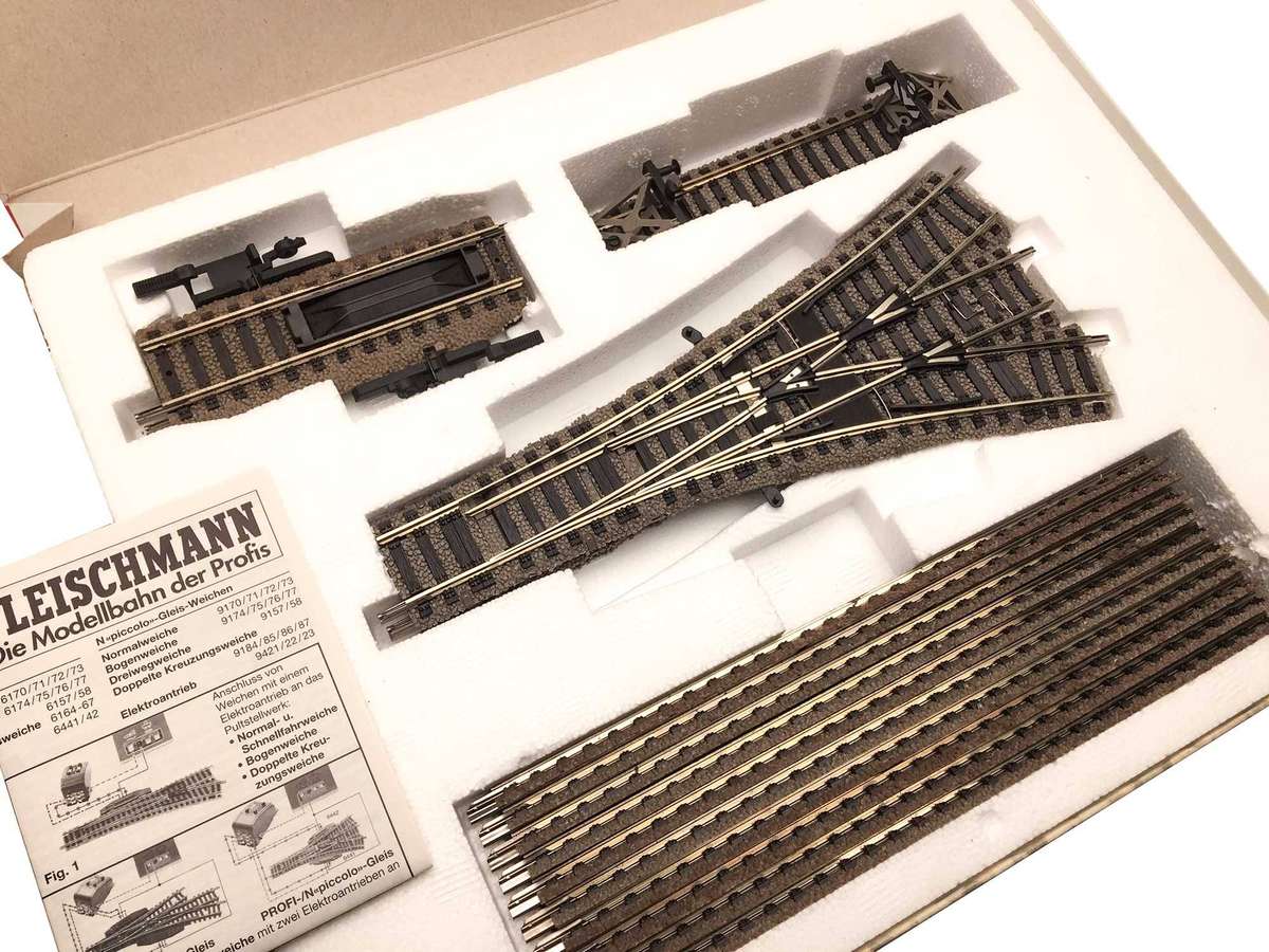 Fleischmann 6193 HO Three-Way Point Track Pack