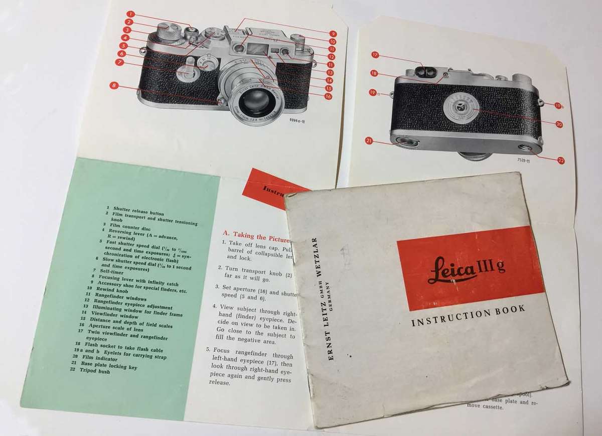 Leica lllg Instruction Booklet