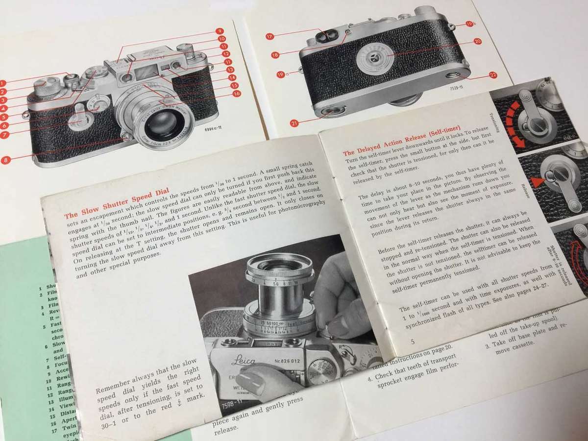 Leica lllg Instruction Booklet