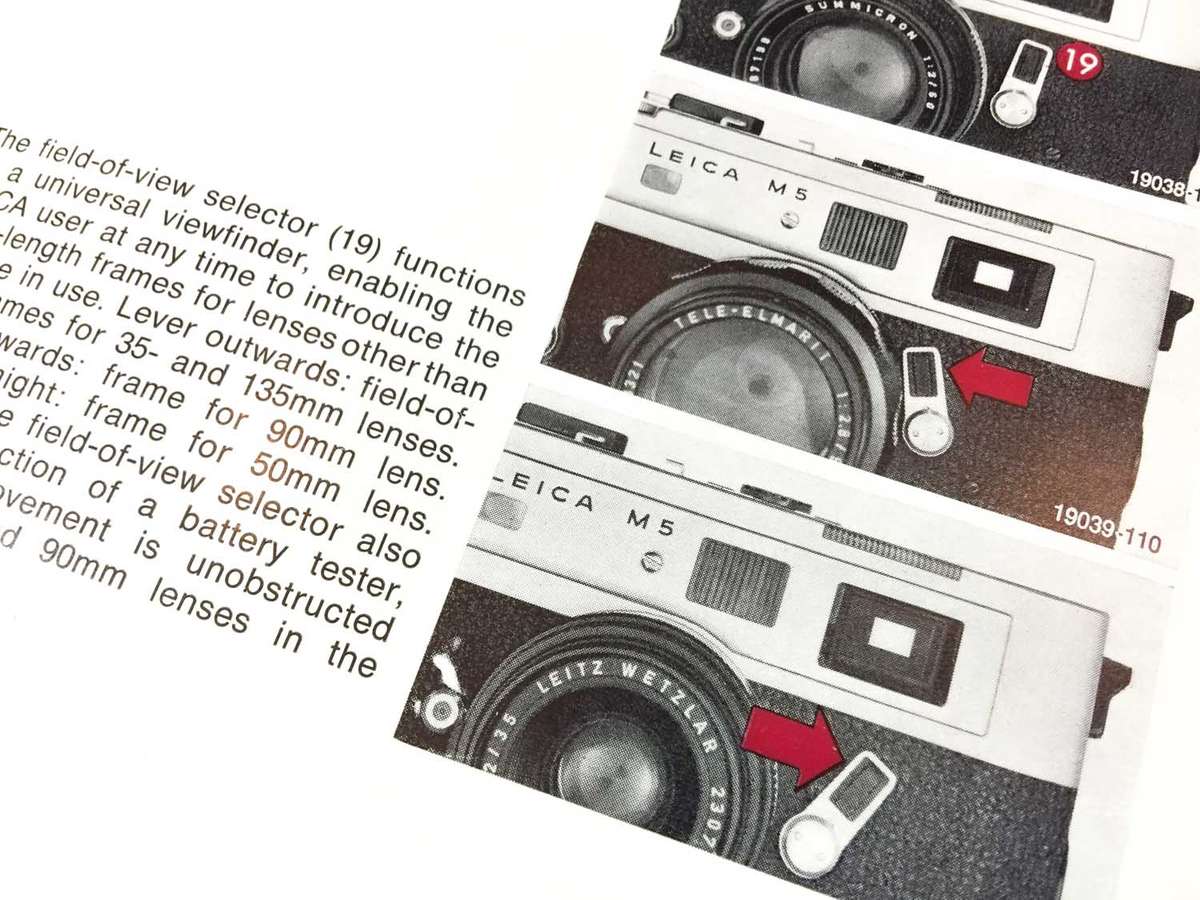 Leica M5 Instruction Booklet