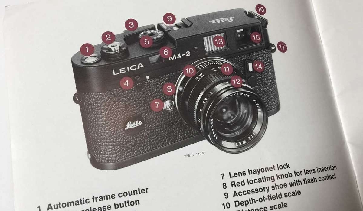 Leica M4-2 Instruction Booklet