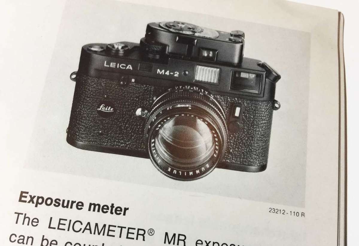 Leica M4-2 Instruction Booklet