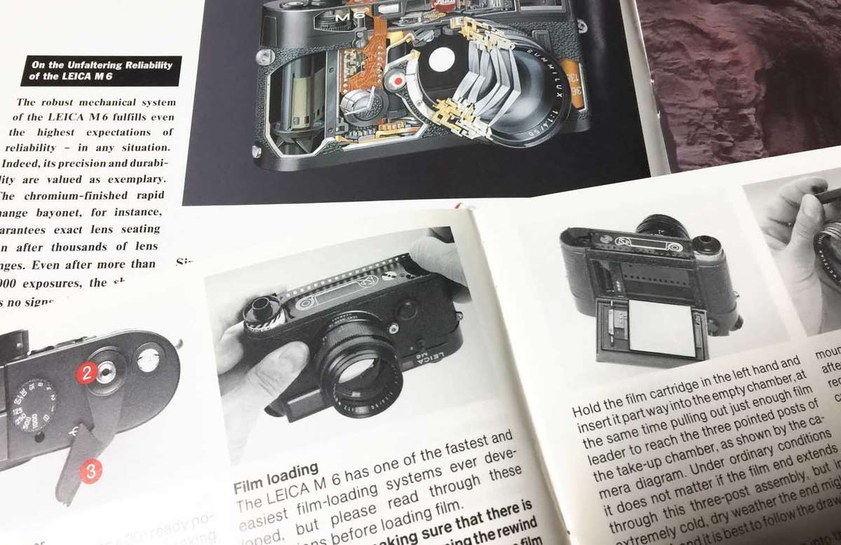 Leica M6 Instruction Booklet