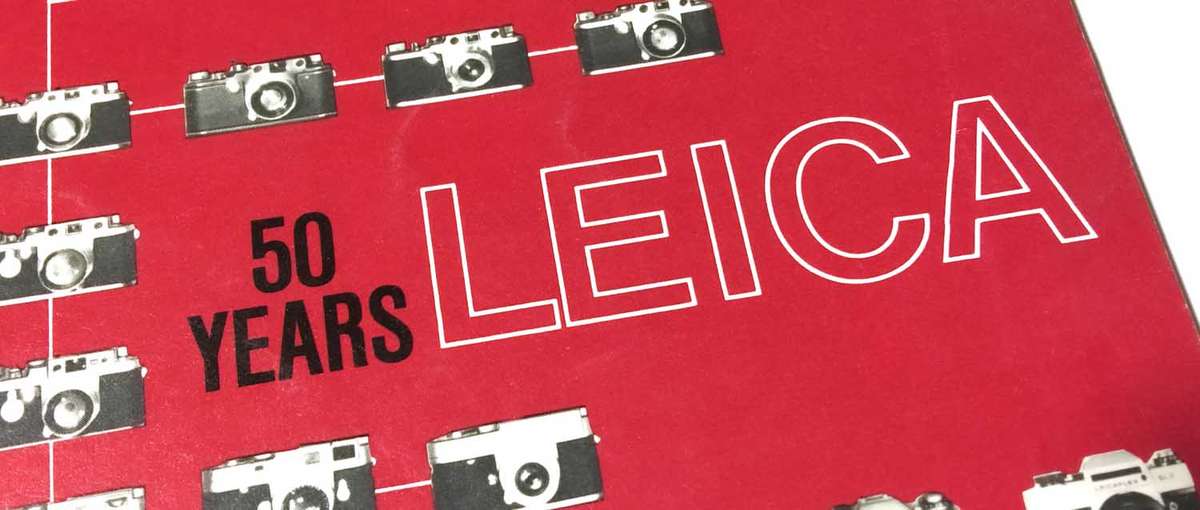 Leica 50 Year Anniversary Booklet