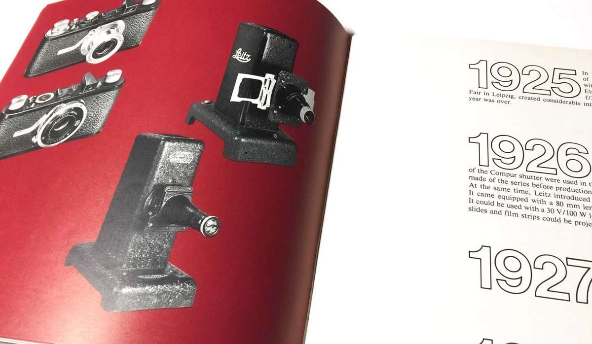Leica 50 Year Anniversary Booklet