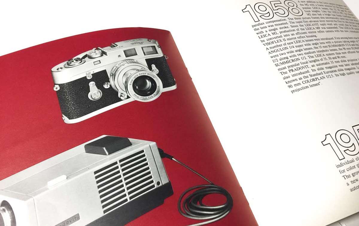 Leica 50 Year Anniversary Booklet