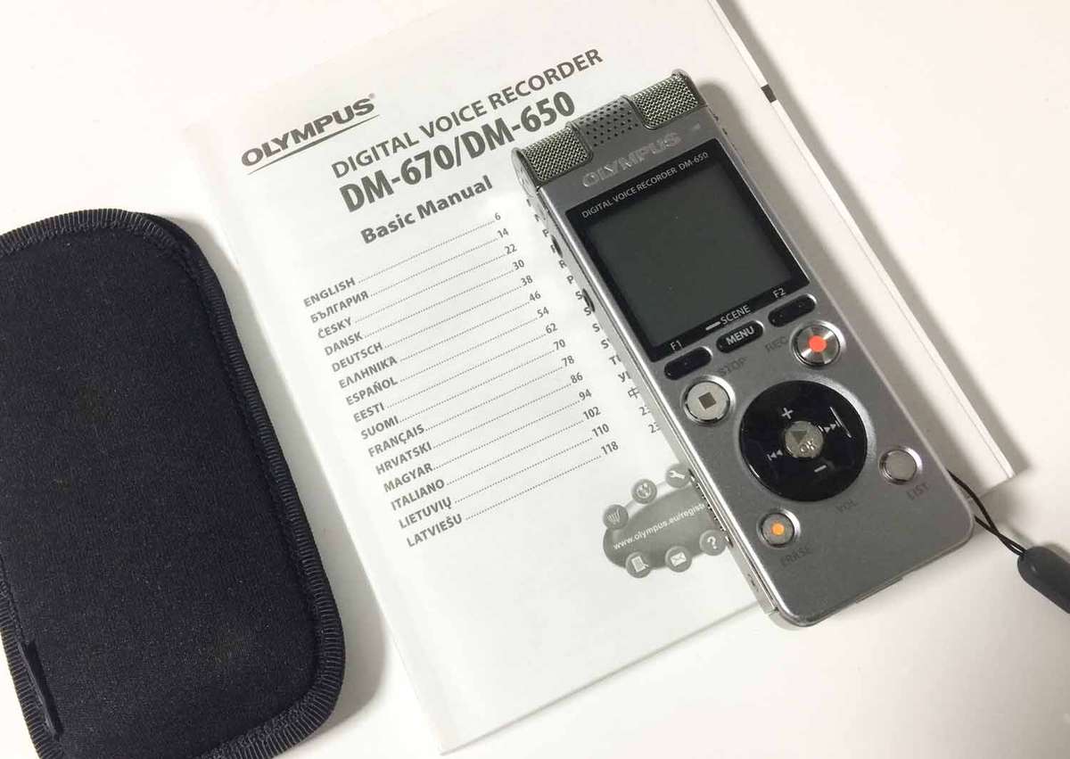 Olympus Voice Recorder DM-650