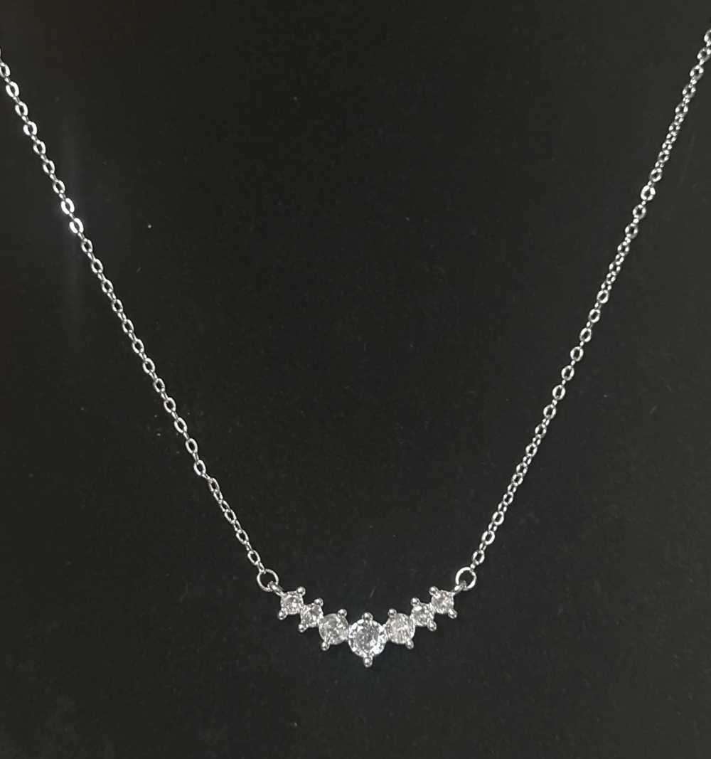 925 Silver Moissanite Necklace