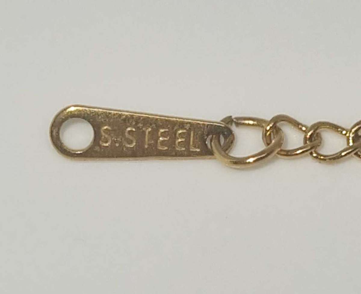 Stainless Steel Necklace with Zirconia Pendant