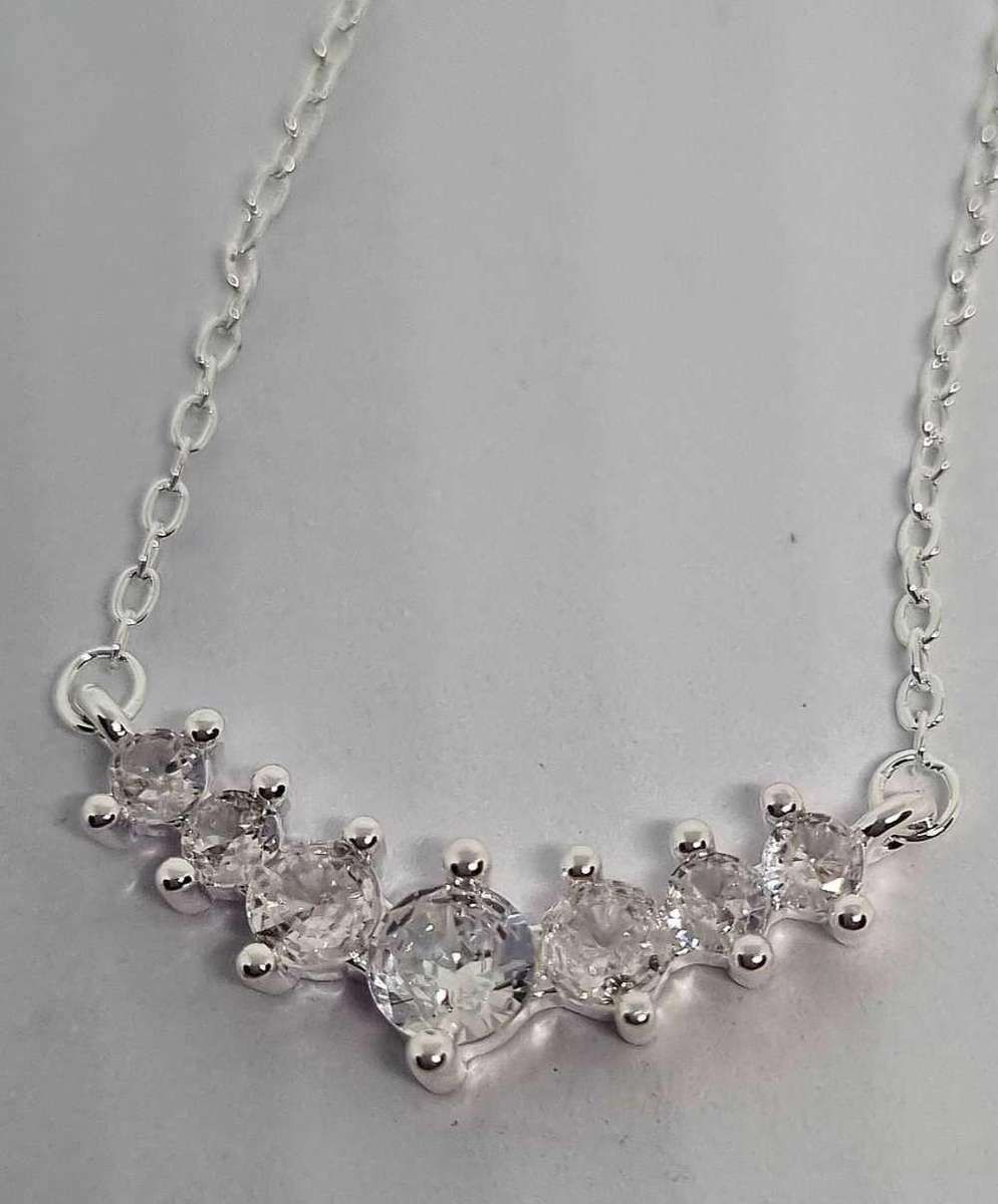 925 Silver Moissanite Necklace