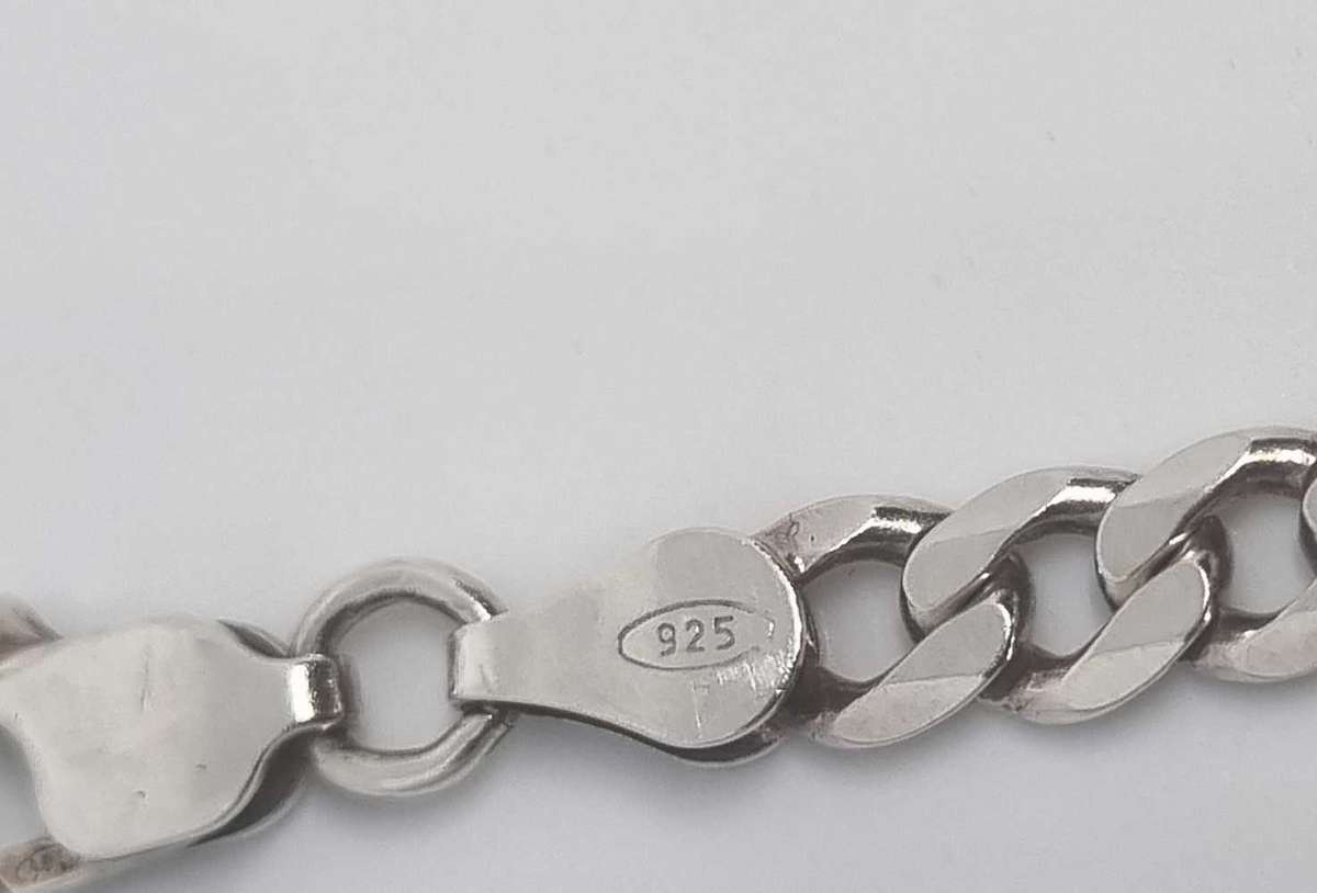 925 Silver Figaro Bracelet
