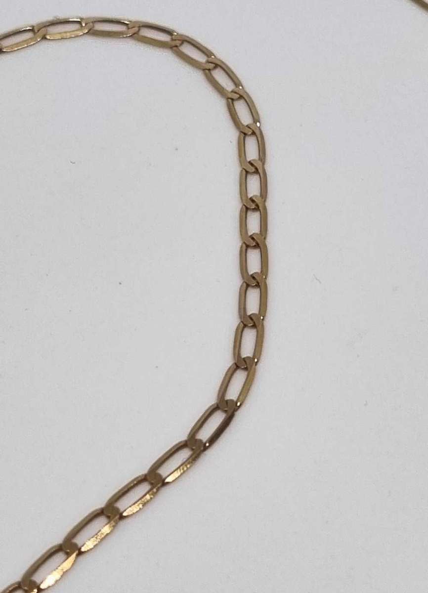 9ct Yellow Gold Open Link Curb Chain
