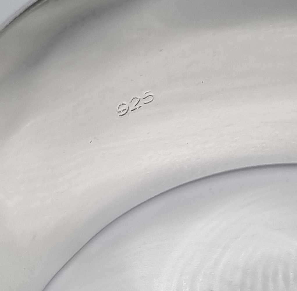 925 Silver Wide Band Open Cuff Bracelet