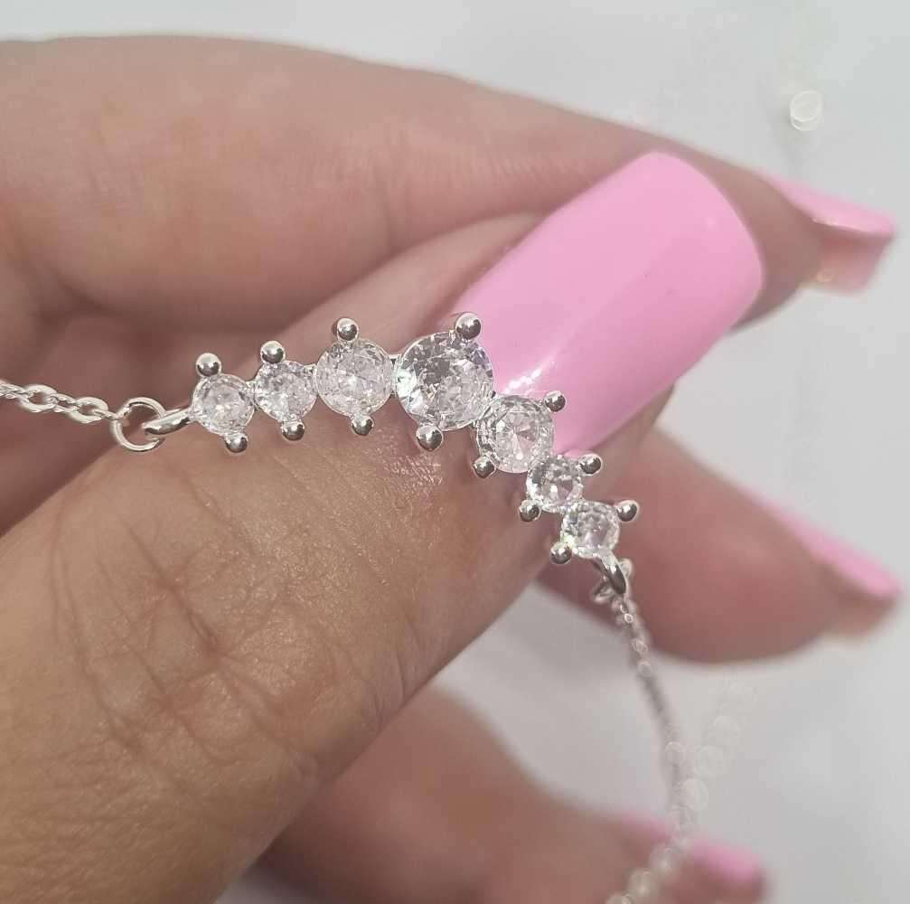 925 Silver Moissanite Necklace