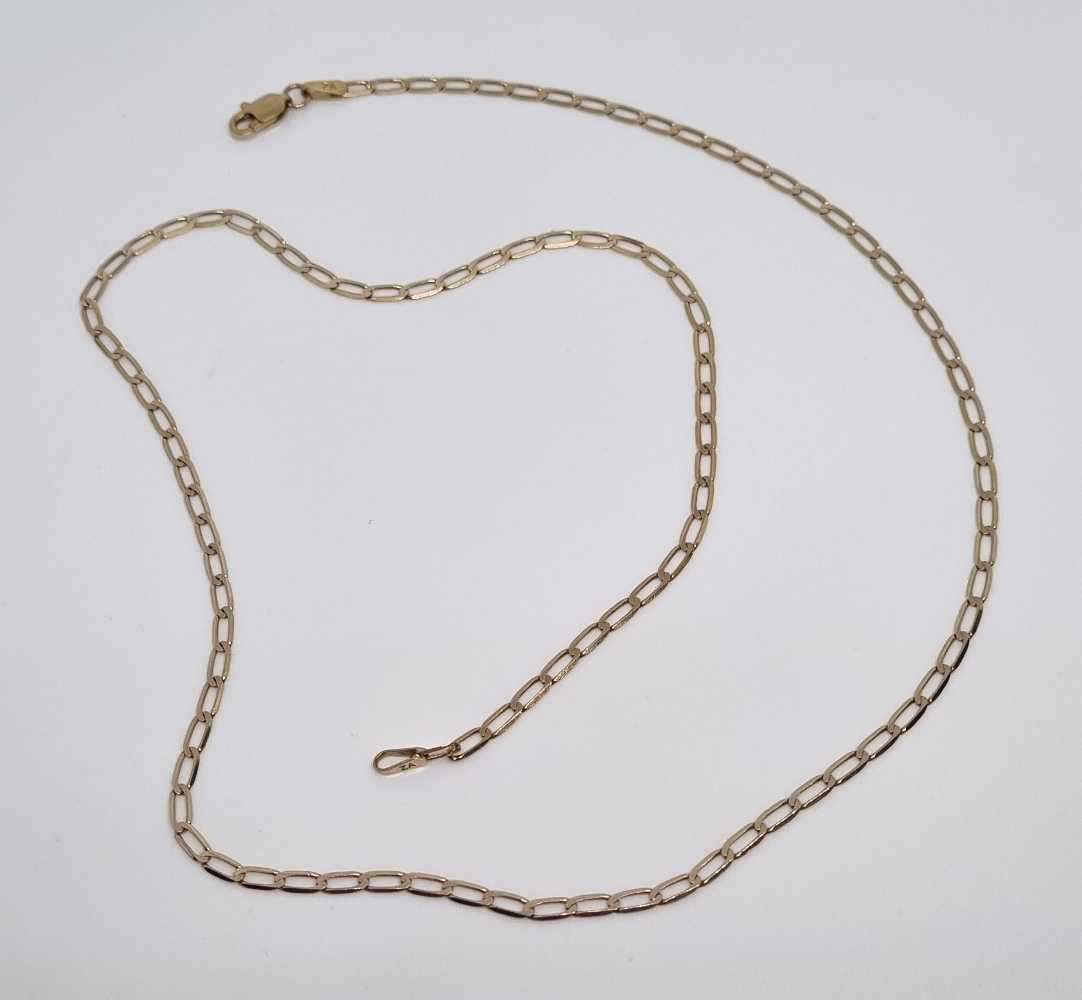 9ct Yellow Gold Open Link Curb Chain