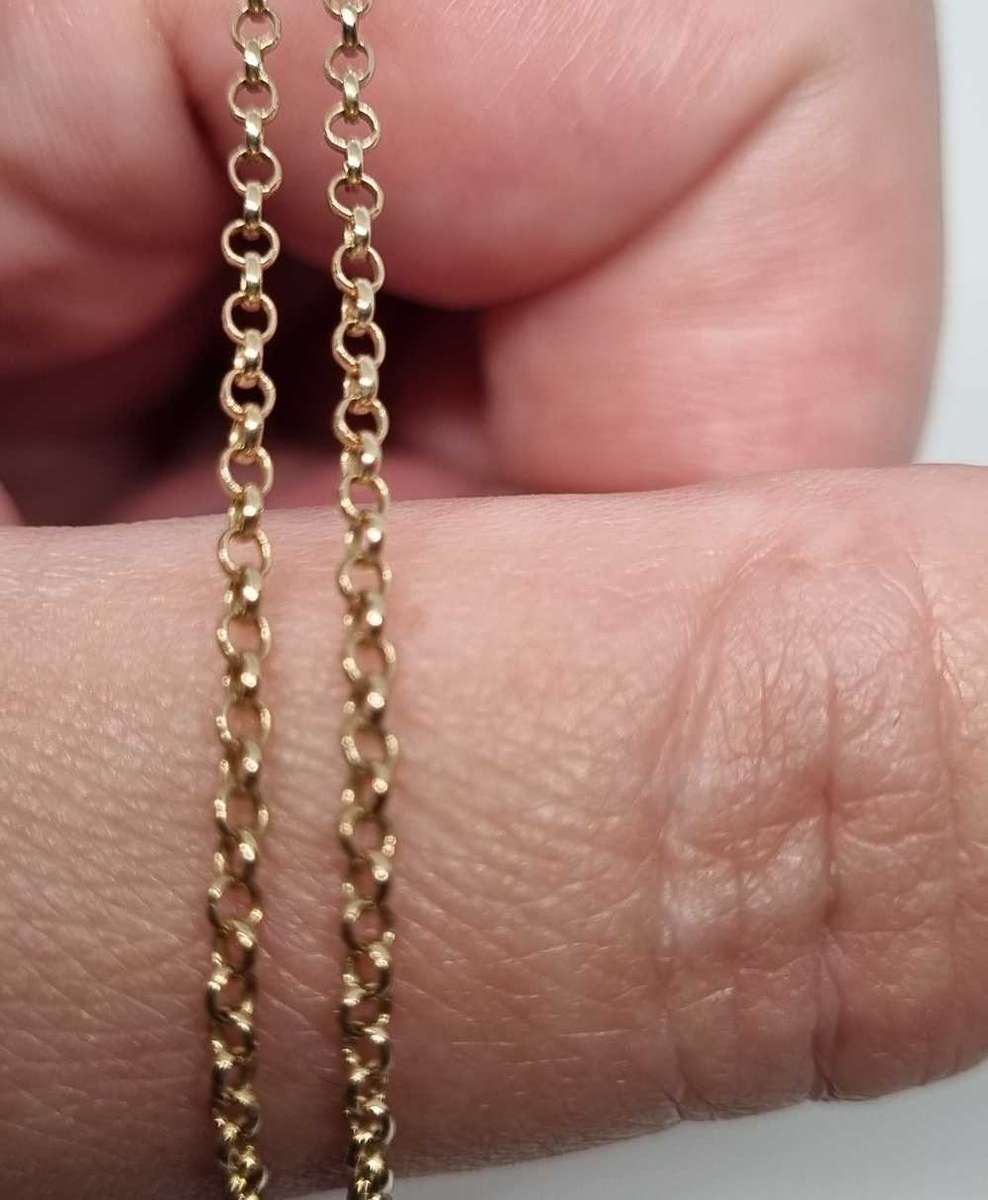 9ct Yellow Gold Rolo Chain