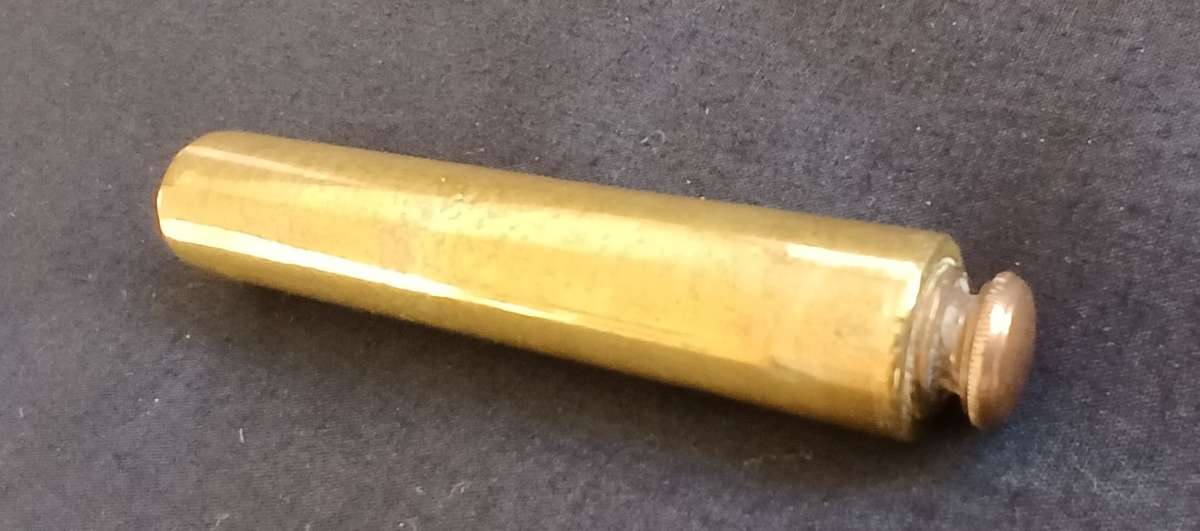 Boer War Period Lee Enfield Rifle Oil Bottle     ( Produced between 1891 and 1899 )     L139