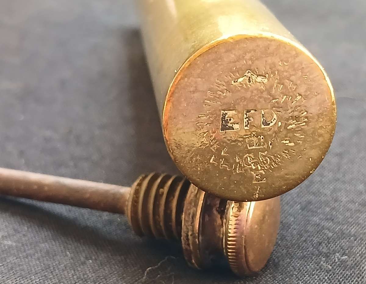 Boer War Period Lee Enfield Rifle Oil Bottle     ( Produced between 1891 and 1899 )     L139