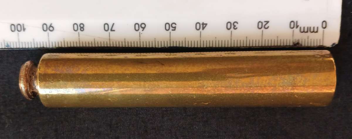 Boer War Period Lee Enfield Rifle Oil Bottle     ( Produced between 1891 and 1899 )     L139