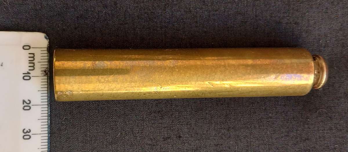 Boer War Period Lee Enfield Rifle Oil Bottle     ( Produced between 1891 and 1899 )     L139