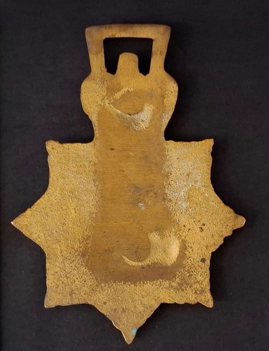 Metropolitan Police Horse Brass ( Solid Brass )               "" VERY RARE ""                E66