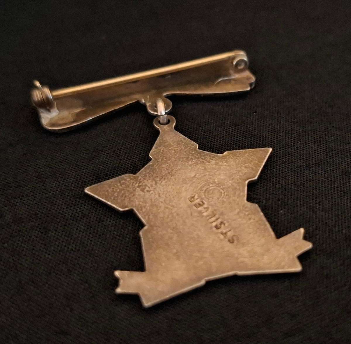 VINTAGE Sterling Silver JAN VAN RIEBEECK BROOCH 1652 - 1952   "" STUNNING ""            E112