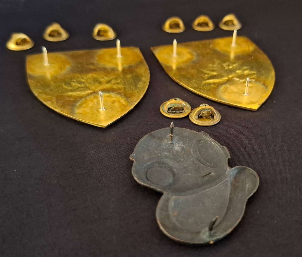 5 SPECIAL FORCES REGIMENT SHOULDER FLASH PAIR + ATTACK DIVER BADGE ( Copper Type )